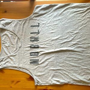 Large NoBull tank top heather gray